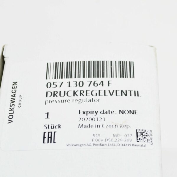 NEW AUDI Q7 4L FUEL RAIL PRESSURE RELIEF VALVE 057130764F ORIGINAL - Image 7