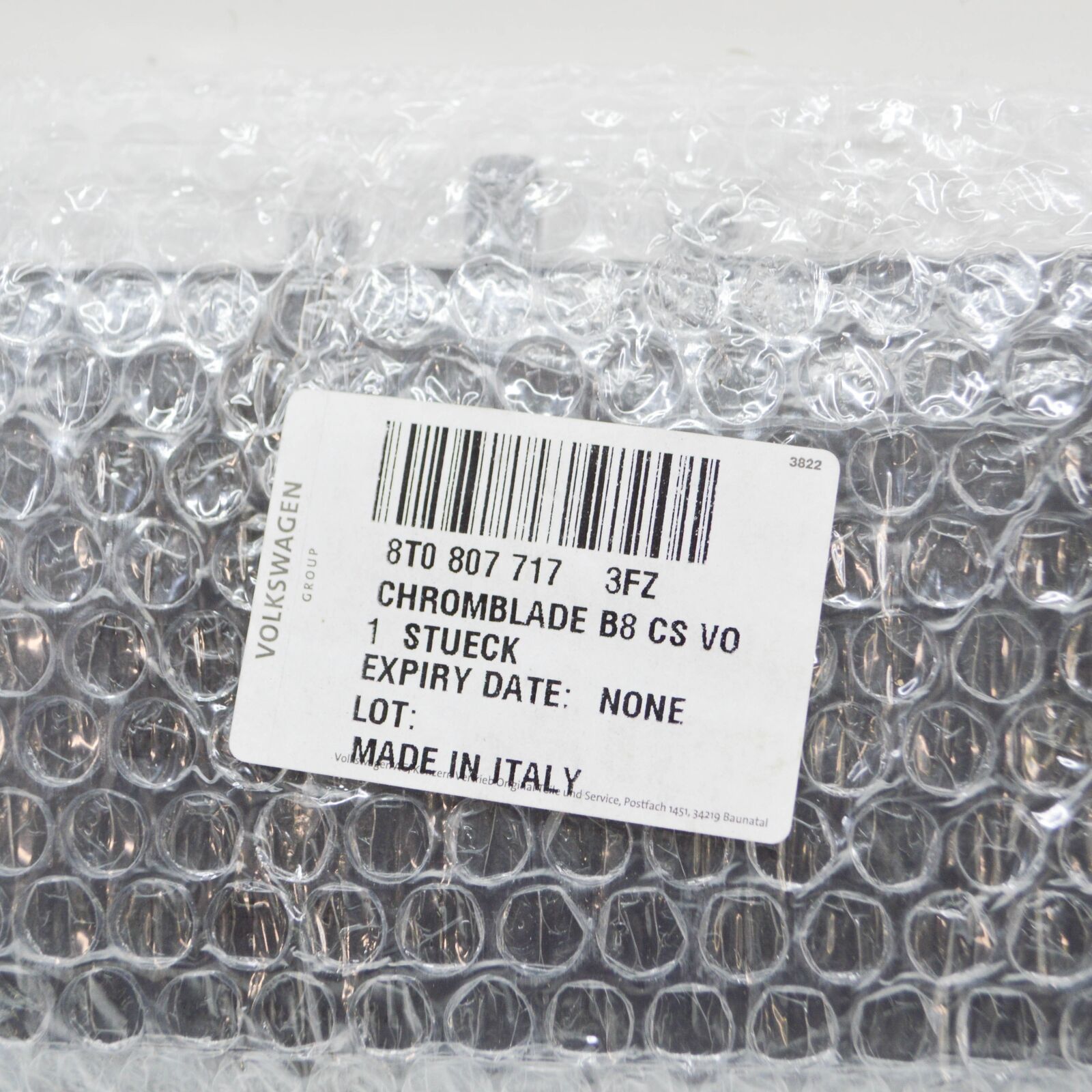 NEW AUDI A5 8T S-LINE FRONT BUMPER DIFFUSER TRIM 8T08077173FZ ORIGINAL 7 NEW AUDI A5 8T S-LINE FRONT BUMPER DIFFUSER TRIM 8T08077173FZ ORIGINAL - Image 7