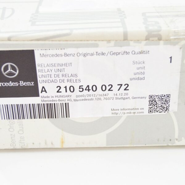 NEW MERCEDES BENZ E W210 RELAY CONTROL UNIT A2105400272 - Image 7