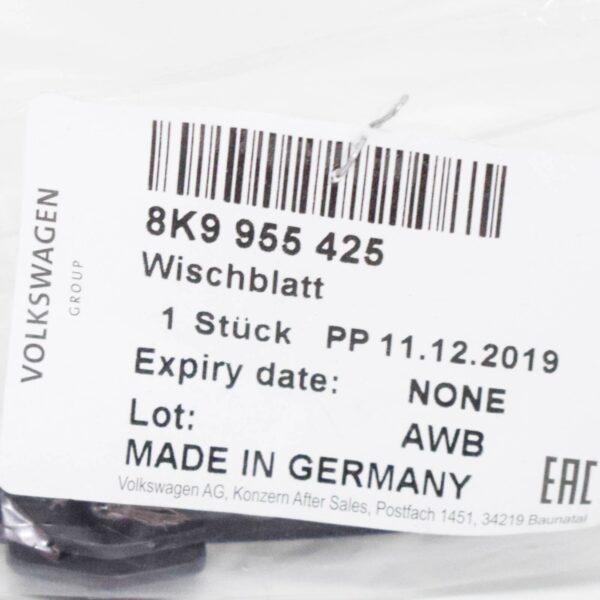 NEW AUDI Q3 8U REAR WIPER BLADE 8K9955425 ORIGINAL - Image 7