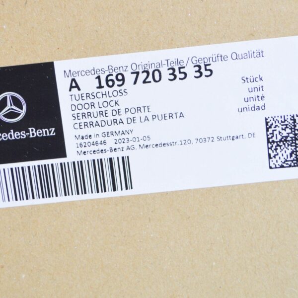 NEW MERCEDES-BENZ A W169 FRONT LEFT DOOR LOCK LHD A1697203535 ORIGINAL - Image 7