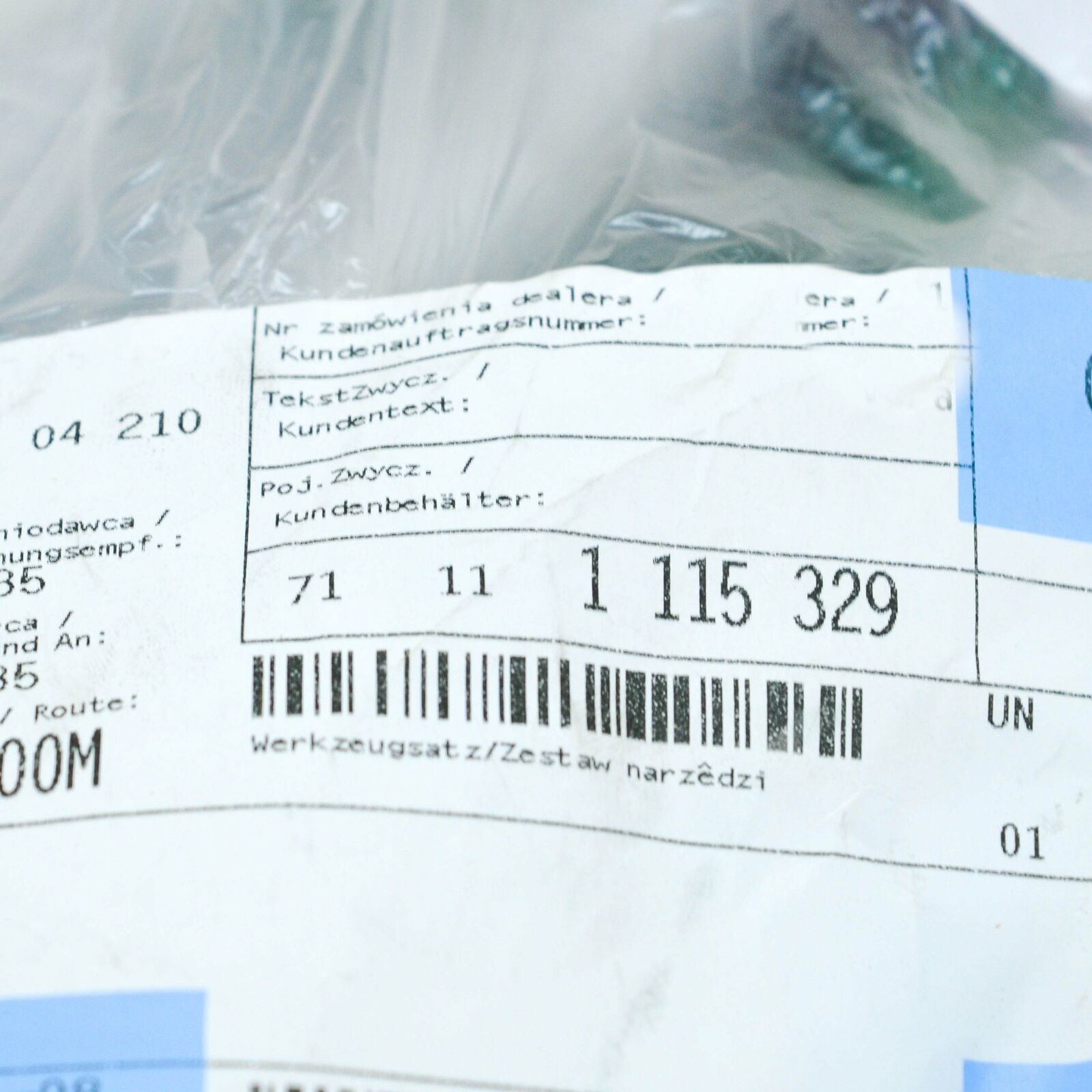 NEW BMW 3 E30 TOOL KIT 71111115329 1115329 7 NEW BMW 3 E30 TOOL KIT 71111115329 1115329 - Image 7