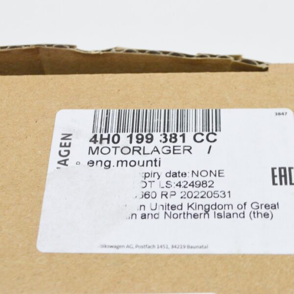 NEW AUDI A8 D4 LEFT ENGINE MOUNTING 4H0199381CC ORIGINAL - Image 7