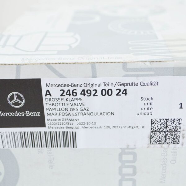 NEW MB CLA C117 REAR EXHAUST PIPE THROTTLE VALVE A2464920024 - Image 7
