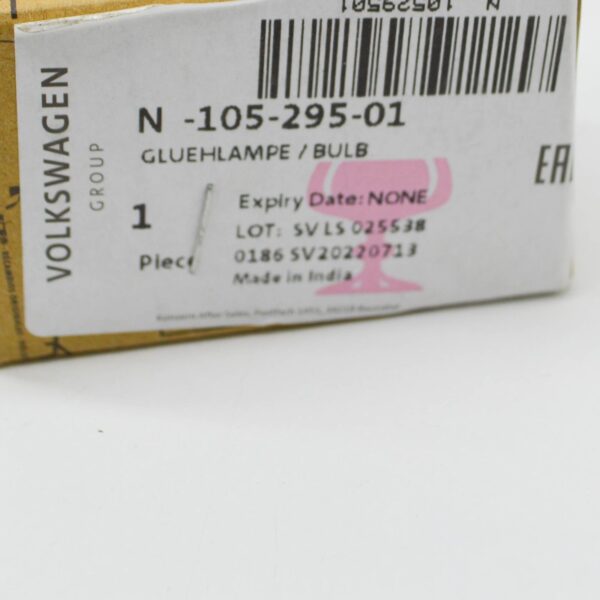 NEW VOLKSWAGEN JETTA A6 FRONT FOG LAMP BULB N10529501 ORIGINAL - Image 7