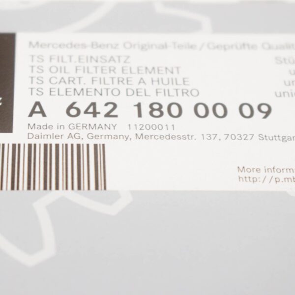 NEW MERCEDES BENZ E CLASS W212 FUEL FILTER DIESEL A6421800009 ORIGINAL - Image 7