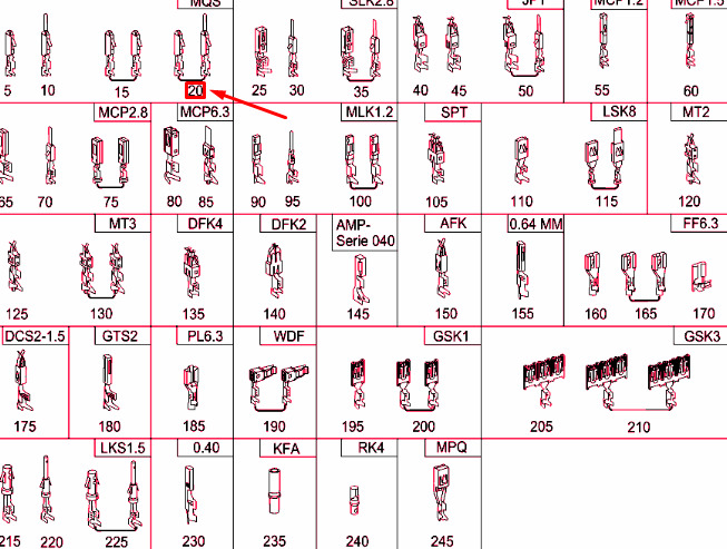 NEW MERCEDES-BENZ CLA C117 ELECTRICAL CONTACT CABLE 0.50MM A0005402305 ORIGINAL 7 NEW MERCEDES-BENZ CLA C117 ELECTRICAL CONTACT CABLE 0.50MM A0005402305 ORIGINAL - Image 7