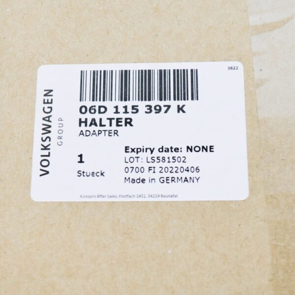 NEW AUDI A3 8P OIL FILTER COVER HOUSING 06D115397K ORIGINAL - Image 7