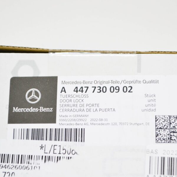 NEW MERCEDES-BENZ VITO W447 REAR LEFT SLIDING DOOR LOCK A4477300902 ORIGINAL - Image 7