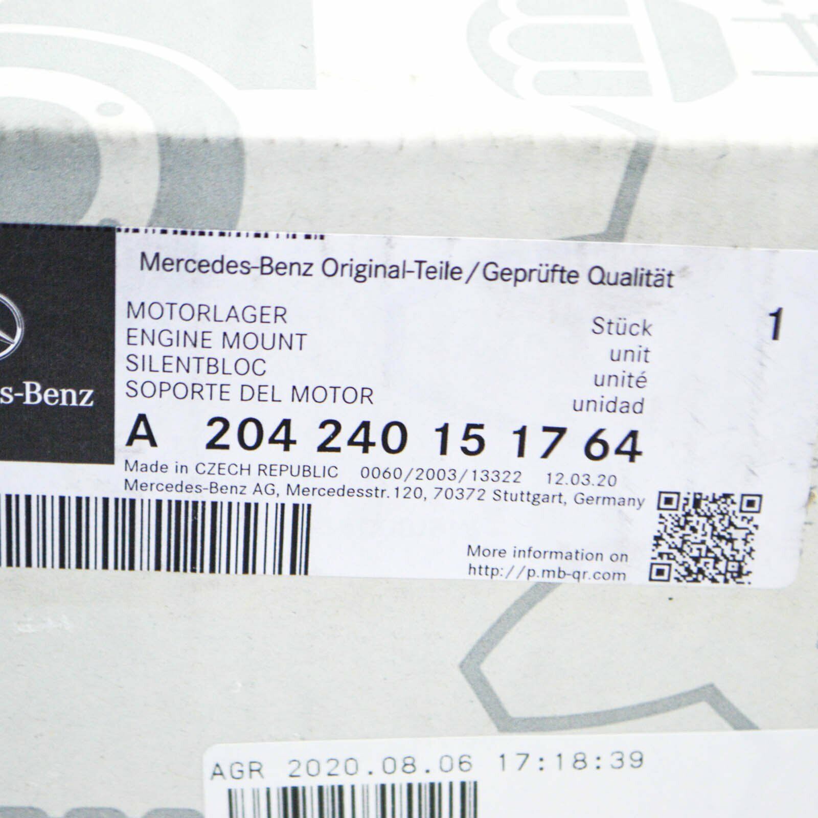 NEW MERCEDES-BENZ C-CLASS W204 FRONT ENGINE MOUNT A204240151764 ORIGINAL 7 NEW MERCEDES-BENZ C-CLASS W204 FRONT ENGINE MOUNT A204240151764 ORIGINAL - Image 7