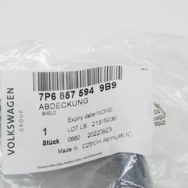 NEW VW TOUAREG 7P MK2 INTERIOR MIRROR CABLE GUIDE COVER 7P68575949B9 ORIGINAL - Image 7