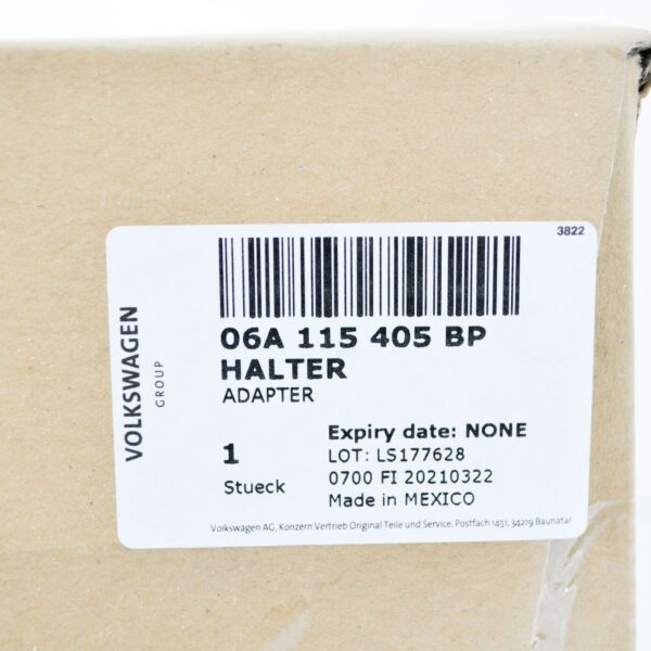 NEW VOLKSWAGEN BEETLE 9C OIL FILTER BRACKET 06A115405BP ORIGINAL - Image 7