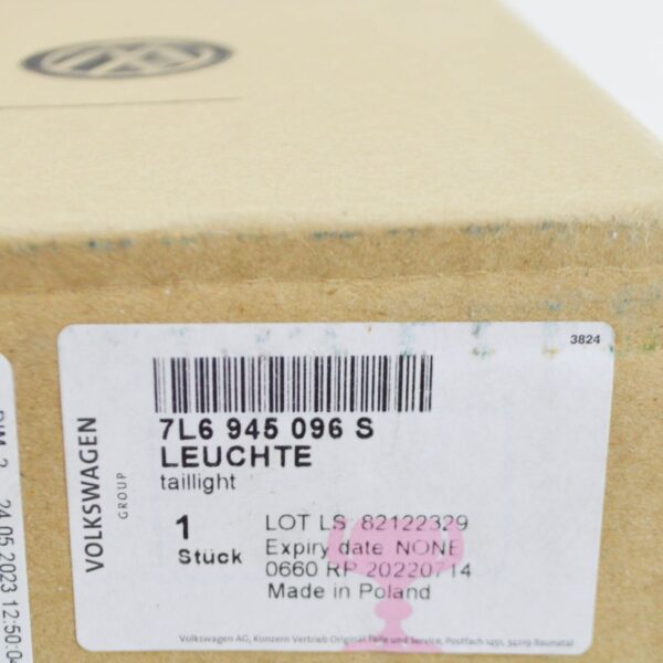 NEW VOLKSWAGEN TOUAREG 7L REAR RIGHT TAILLIGHT 7L6945096S ORIGINAL - Image 7