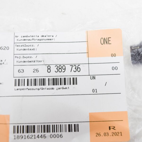NEW BMW X3 F25 INTERIOR ROOF BULB SOCKET 63258389736 8389736 ORIGINAL - Image 7