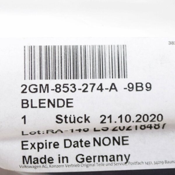NEW VOLKSWAGEN T-CROSS C11 FRONT RIGHT MIRROR TRIM CORNER 2GM853274A9B9 ORIGINAL - Image 7