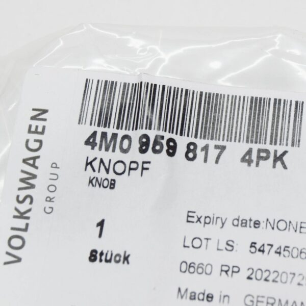 NEW AUDI Q7 4M FRONT LEFT POWER SEAT SWITCH KNOB 4M09598174PK ORIGINAL - Image 7