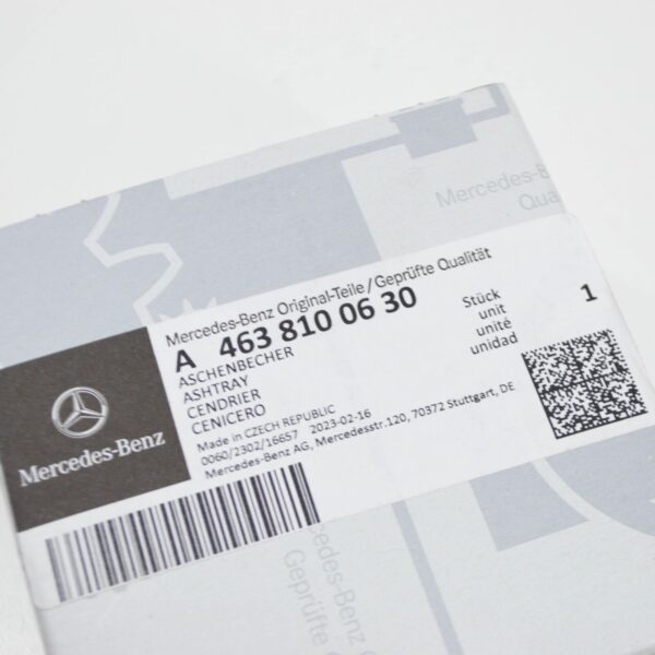 NEW MERCEDES-BENZ G W463 AMG ASHTRAY A4638100630 ORIGINAL - Image 7