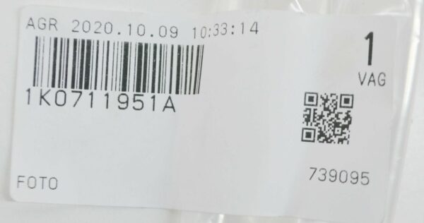 NEW AUDI A3 8P LEFT HANDBRAKE CABLE GUIDE TUBE 1K0711951A - Image 9