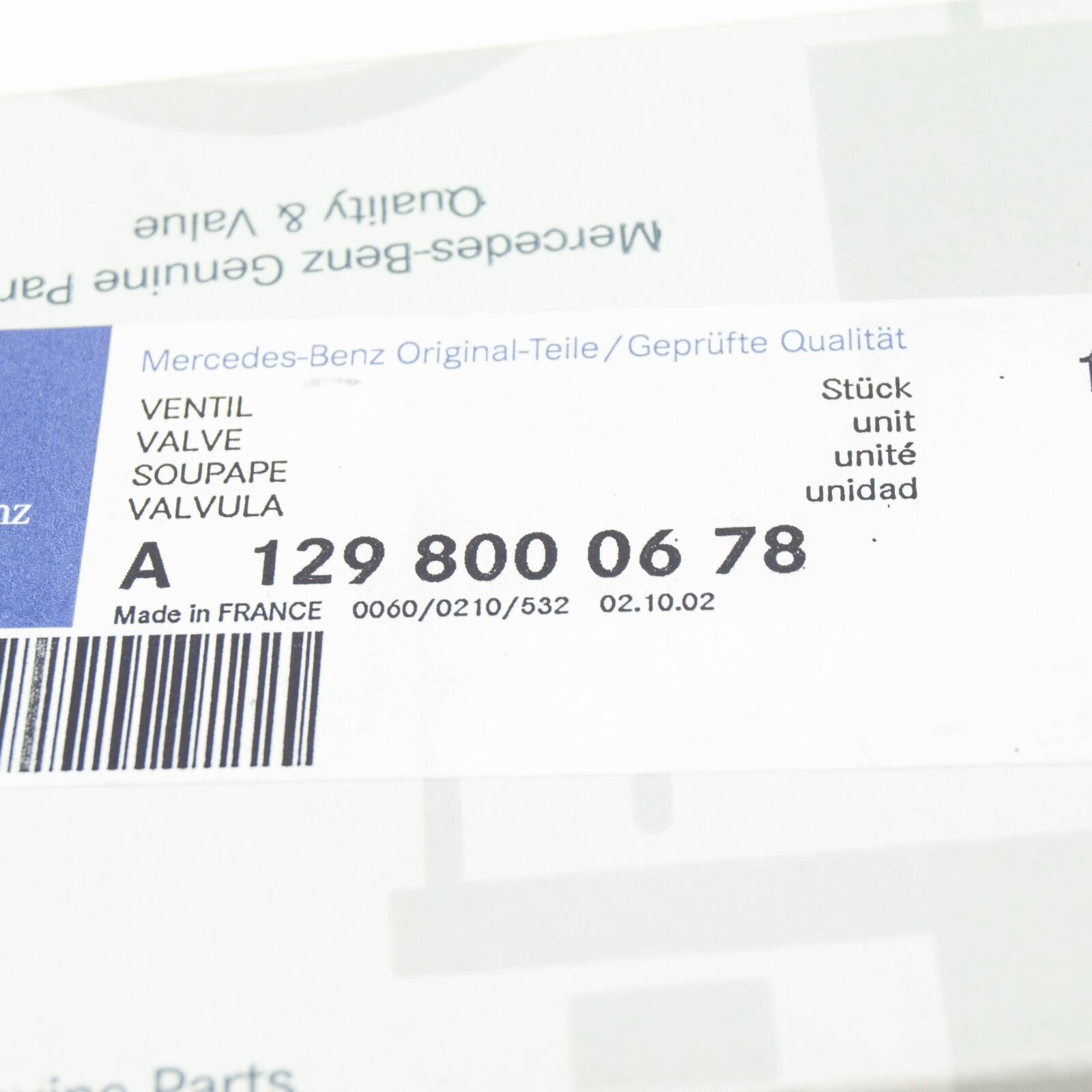 NEW MERCEDES-BENZ SL R129 HEATER A/C VACUUM VALVE A1298000678 ORIGINAL 7 NEW MERCEDES-BENZ SL R129 HEATER A/C VACUUM VALVE A1298000678 ORIGINAL - Image 7