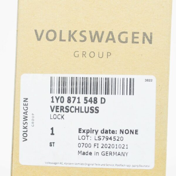 NEW VW BEETLE CONVERTIBLE 1Y RIGHT SOFT TOP CATCH LOWER PART 1Y0871548D ORIGINAL - Image 7