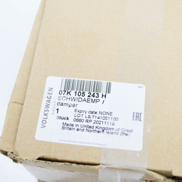 NEW AUDI Q3 VIBRATION DAMPER 07K105243H ORIGINAL - Image 7