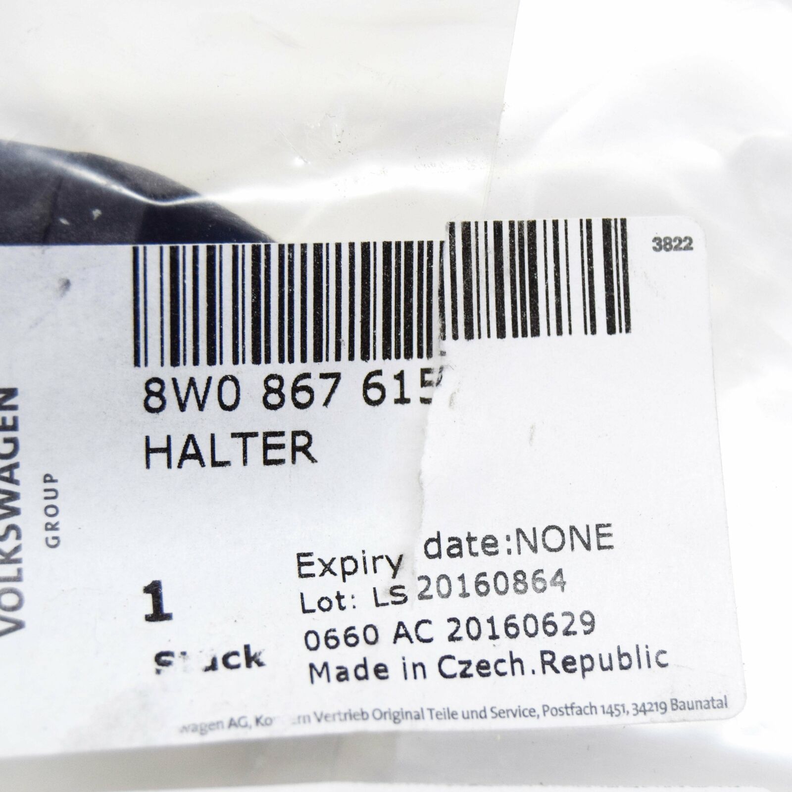 NEW AUDI A5 8W6 LUGGAGE BOOT BAG HOOK 8W0867615 ORIGINAL 7 NEW AUDI A5 8W6 LUGGAGE BOOT BAG HOOK 8W0867615 ORIGINAL - Image 7