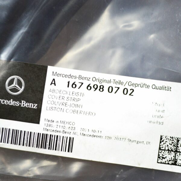 NEW MERCEDES-BENZ GLE W167 REAR LEFT DOOR INNER SEAL A1676980702 ORIGINAL - Image 7