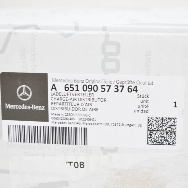 NEW MB GLC C253 CHARGE-AIR DISTRIBUTOR WITH FLAP POSITIONER A6510905737 ORIGINAL - Image 7