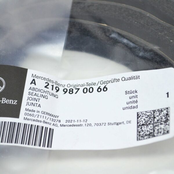 NEW MERCEDES-BENZ E W211 CROSS MEMBER SEALING A2118311198 ORIGINAL - Image 7