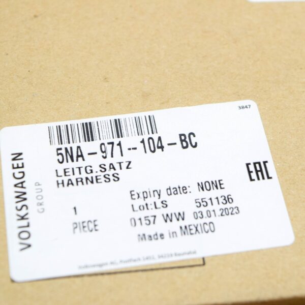 NEW VOLKSWAGEN TIGUAN AD1 REAR PARKING AID WIRING HARNESS 5NA971104BC ORIGINAL - Image 7