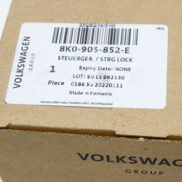 NEW AUDI A4 B8 ELECTRONIC STEERING COLUMN LOCK CONTROL UNIT 8K0905852E ORIGINAL - Image 7