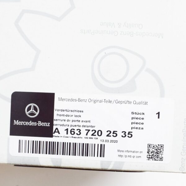 NEW MERCEDES-BENZ ML W163 FRONT LEFT DOOR INTERIOR LOCK LHD A1637202535 - Image 7