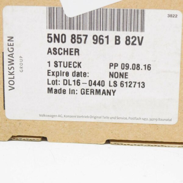 NEW VOLKSWAGEN JETTA MK6 CENTER CONSOLE CUP HOLDER ASHTRAY 5N0857961B82V - Image 8