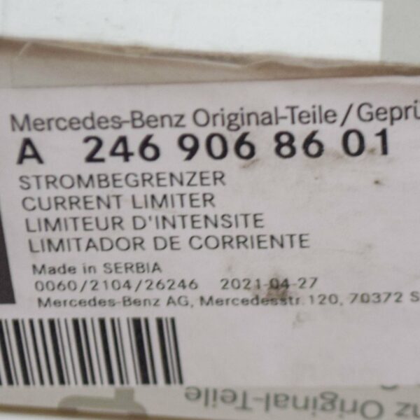 NEW MERCEDES-BENZ E W213 PLUS BATTERY CABLE JUNKCTION BLOCK A2469068601 ORIGINAL - Image 7