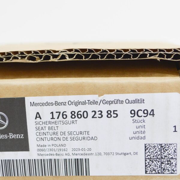 NEW MERCEDES-BENZ GLA X156 REAR OUTER SEAT BELT A17686023859C94 ORIGINAL - Image 7