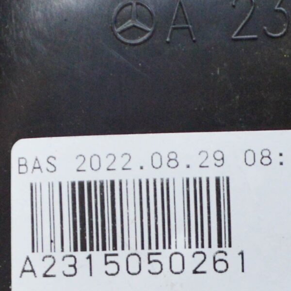 NEW MERCEDES-BENZ SL R231 REAR RADIATOR AIR DUCT GUIDE A2315050261 ORIGINAL - Image 7