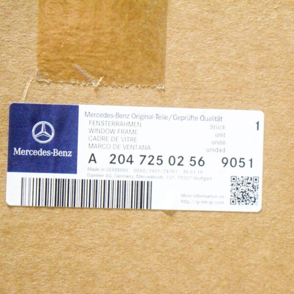 NEW MB GLK X204 FRONT RIGHT WINDOW FRAME TRIM A20472502569051 ORIGINAL - Image 7