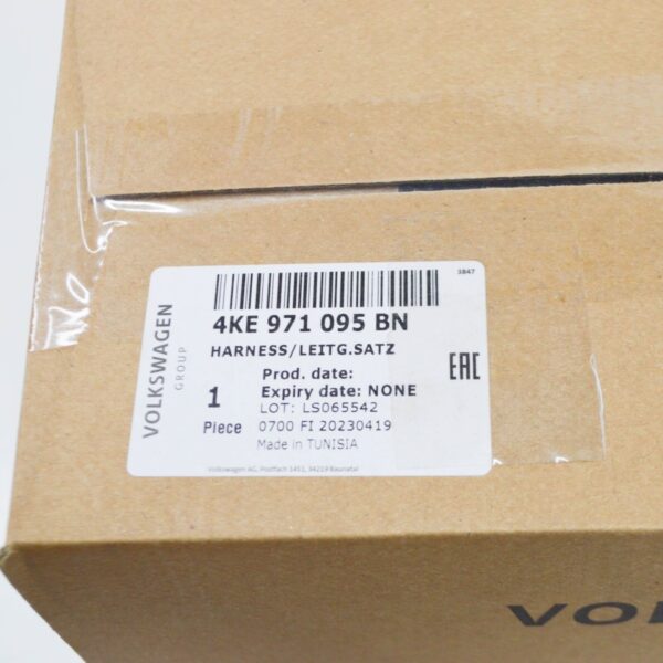 NEW AUDI E-TRON GE FRONT BUMPER PARKING AID SYSTEM HARNESS 4KE971095BN ORIGINAL - Image 7