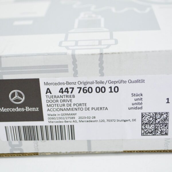 NEW MB VITO W447 REAR LEFT POWER CLOSING SYSTEM DOOR DRIVE A4477600010 ORIGINAL - Image 7