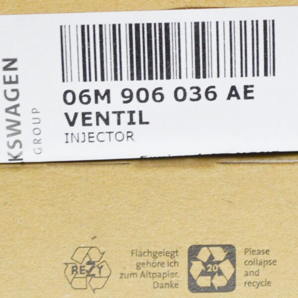 NEW AUDI Q7 4M FUEL INJECTOR 06M906036AE ORIGINAL - Image 6