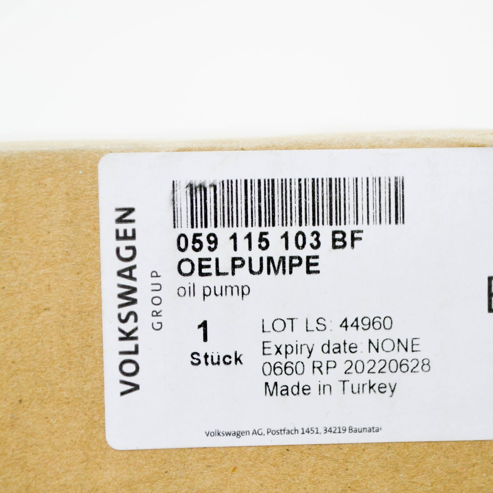 NEW AUDI A4 B8 OIL PUMP WITH INTEGRATED VACUUM PUMP 059115103BF ORIGINAL 7 NEW AUDI A4 B8 OIL PUMP WITH INTEGRATED VACUUM PUMP 059115103BF ORIGINAL - Image 7