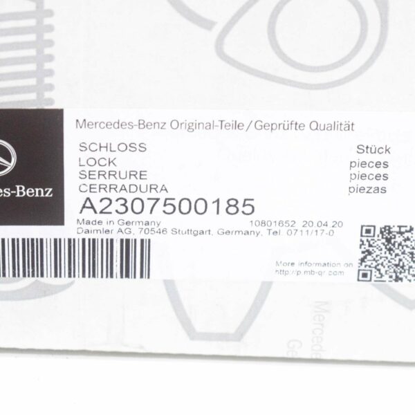 NEW MERCEDES BENZ SL R230 TRUNK LOCK LATCH ACTUATOR A2307500185 - Image 7