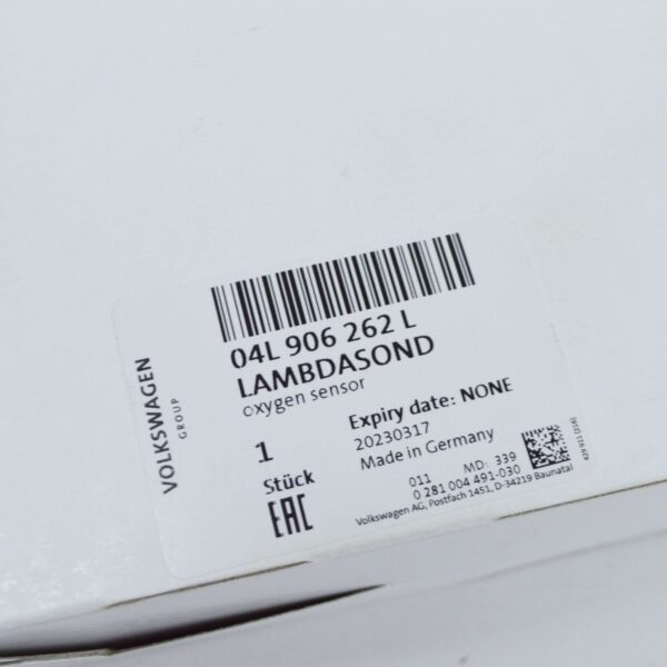 NEW VOLKSWAGEN CADDY 2K LAMBDA PROBE 04L906262L ORIGINAL - Image 5