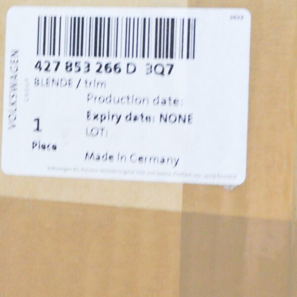 NEW AUDI R8 42 EXTERIOR RIGHT SIDE PILLAR MOLDING 427853266D 3Q7 ORIGINAL - Image 7