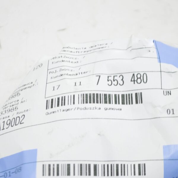NEW BMW X5 E70 RADIATOR RUBBER MOUNTING 17117553480 ORIGINAL - Image 7