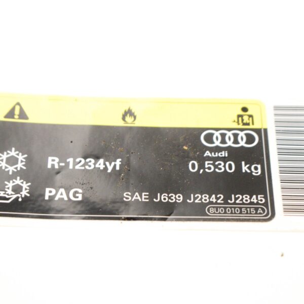 NEW AUDI Q3 8U AC LABEL 8U0010515A ORIGINAL - Image 7