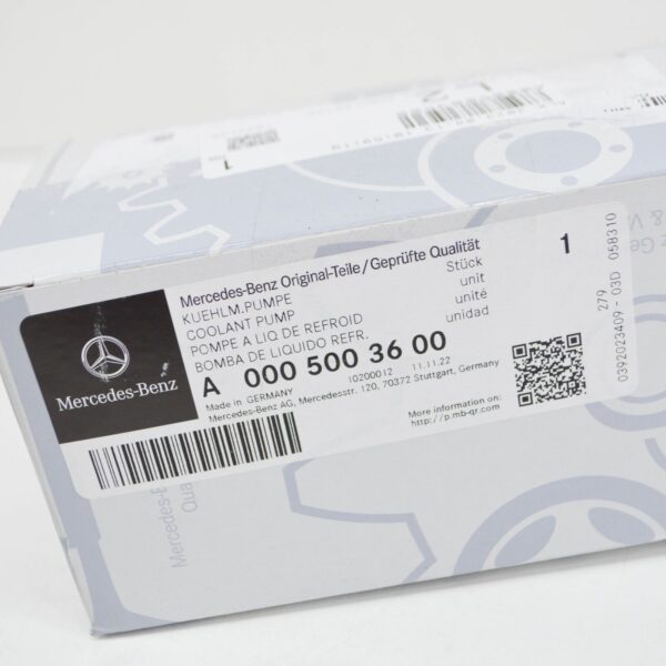 NEW MERCEDES-BENZ A W177 ADDITIONAL WATER PUMP A0005003600 ORIGINAL - Image 7