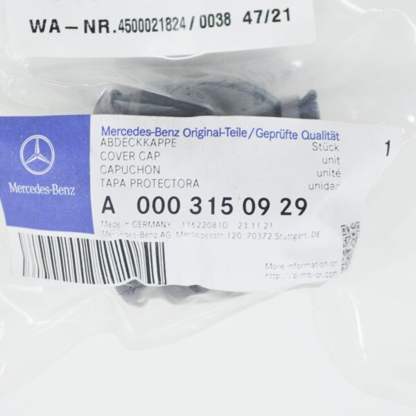 NEW MERCEDES-BENZ GLB X247 TRAILER HITCH COVER CAP A0003150929 ORIGINAL - Image 7