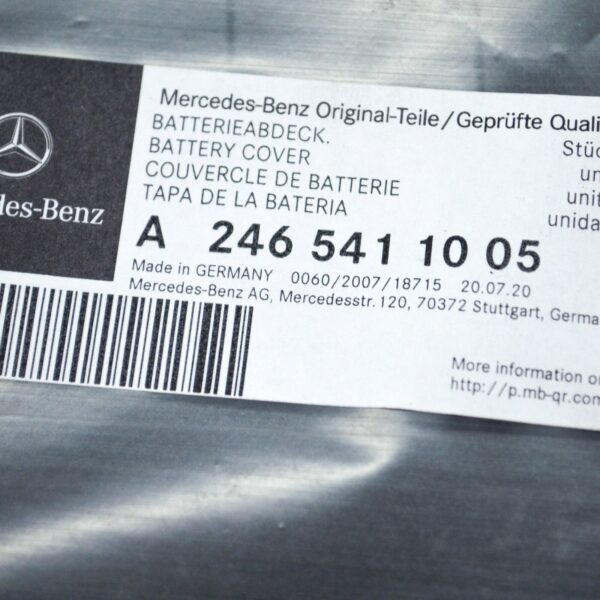 NEW MERCEDES-BENZ B W246 BATTERY TOP COVER A2465411005 ORIGINAL - Image 7