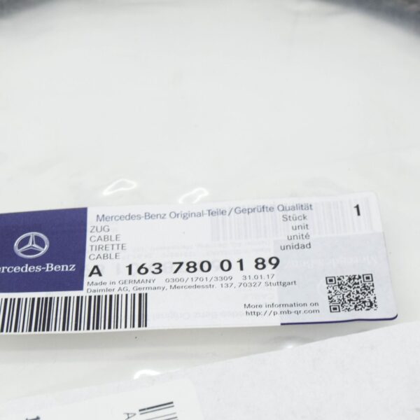 NEW MERCEDES-BENZ ML W163 ROOF MAIN DRIVE LEFT CABLE A1637800189 ORIGINAL - Image 7